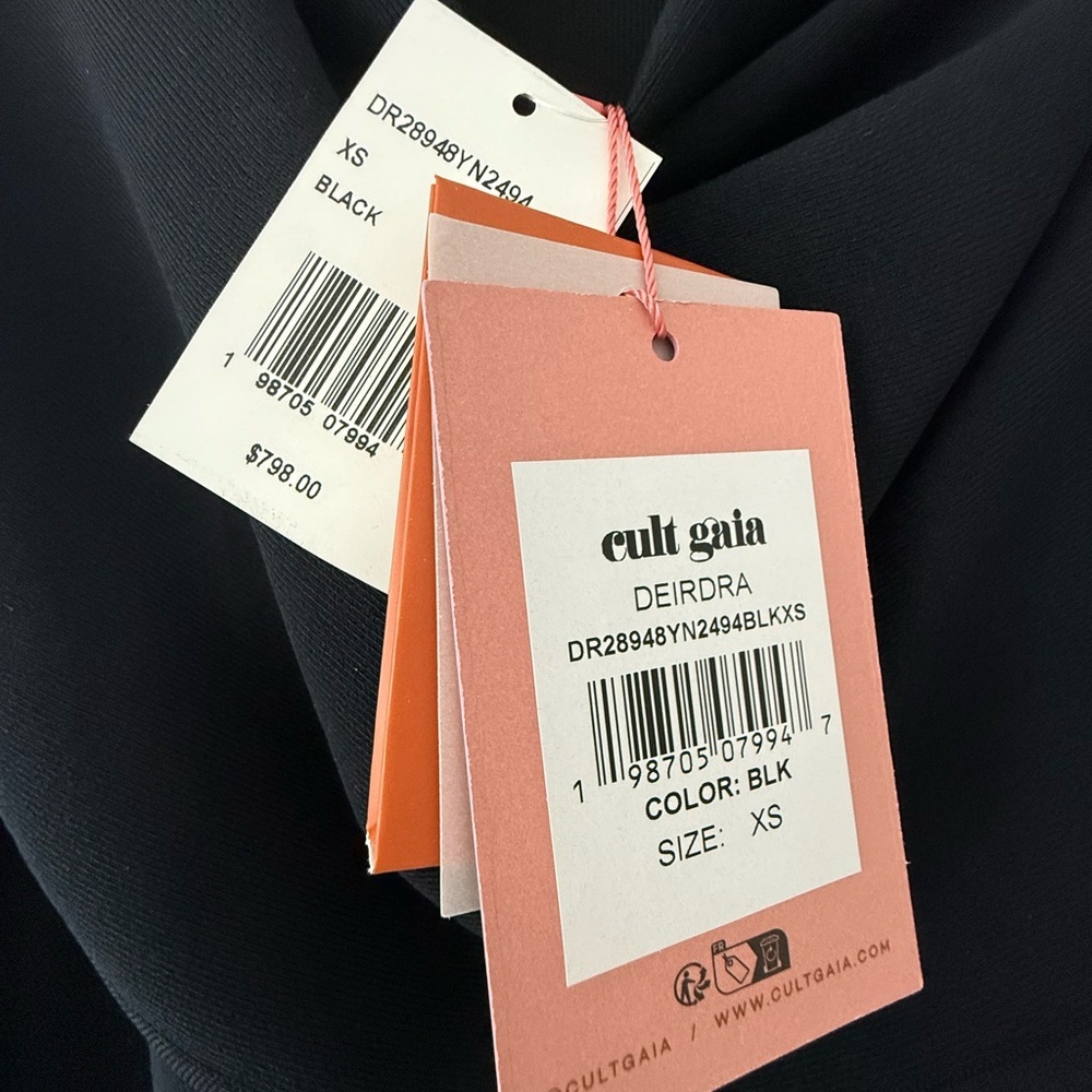 NEW Cult Gaia Black Maxi Dress - Picture 4 of 8